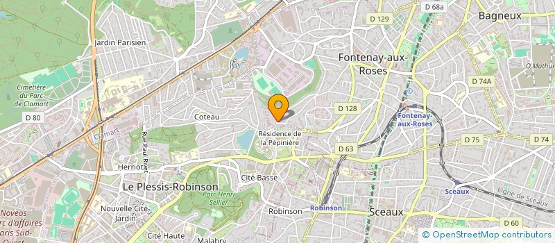 localisation de l'entreprise SCI 34 SAINT DO à FONTENAY-AUX-ROSES