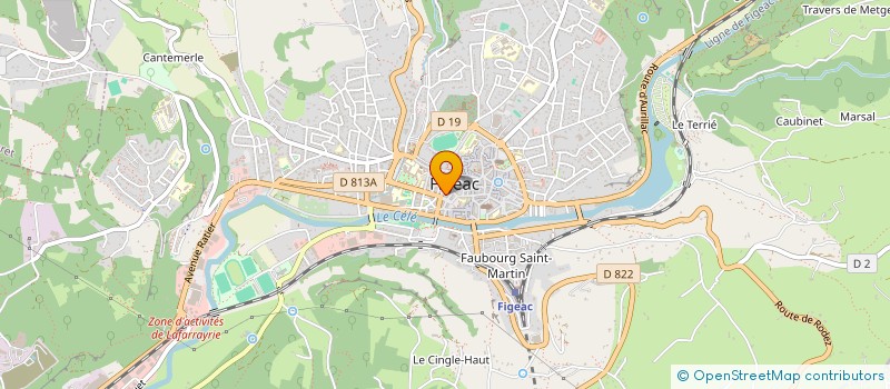 localisation de l'entreprise SCI à FIGEAC