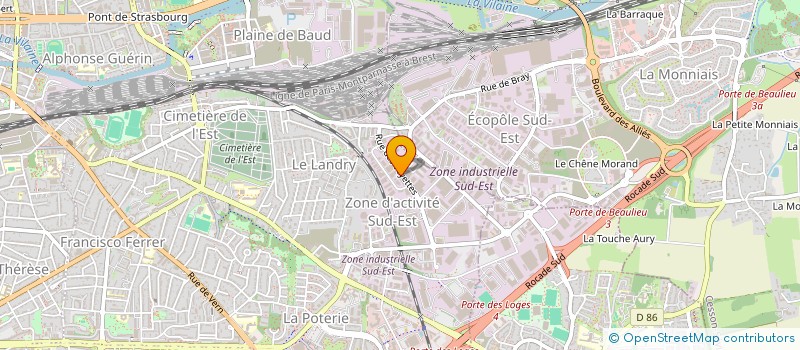 localisation de l'entreprise SCI 35  RENNES