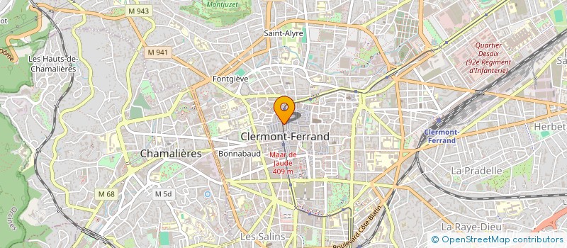 localisation de l'entreprise SCI 35 AVENUE DES ETATS UNIS  CLERMONT-FERRAND