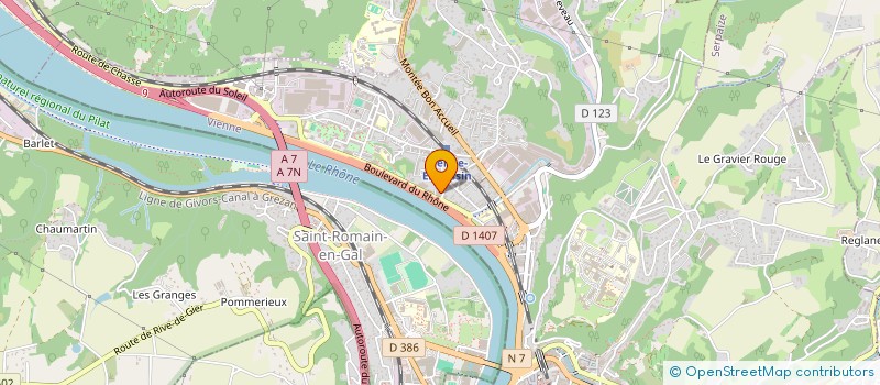 localisation de l'entreprise SCI 35 COURS ROMESTANG  VIENNE