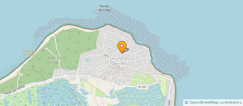 localisation de l'entreprise SCI 35 LES EGAUX  LES PORTES-EN-RE