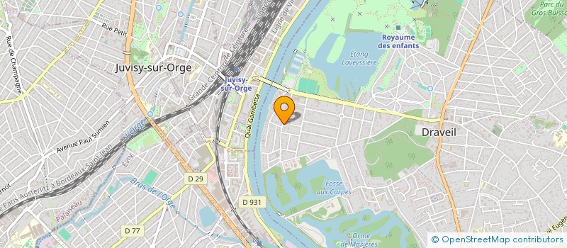 localisation de l'entreprise SCI 35 REPUBLIQUE à DRAVEIL