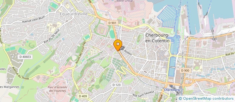 localisation de l'entreprise SCI 35 RUE COLIN à CHERBOURG-EN-COTENTIN