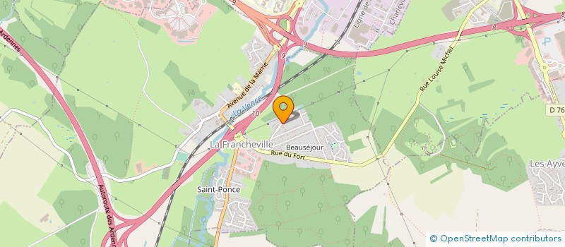 localisation de l'entreprise SCI 35 RUE DE SEBASTOPOL  LA FRANCHEVILLE