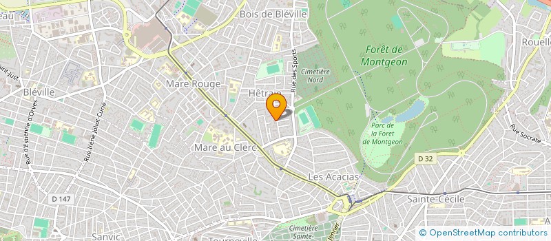 localisation de l'entreprise SCI 35 RUE DERO  LE HAVRE