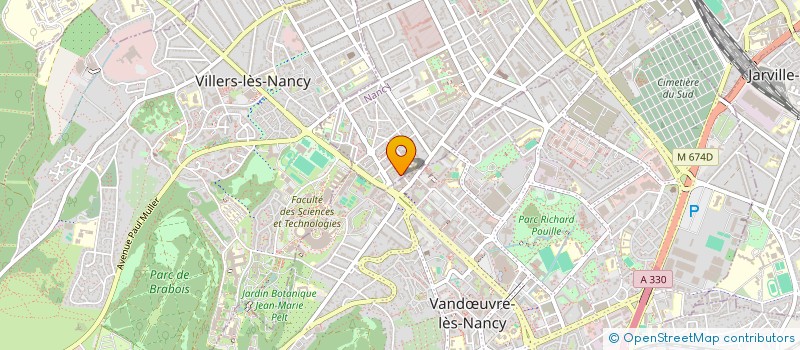 localisation de l'entreprise SCI 35 TER RUE SAINT NICOLAS  NANCY