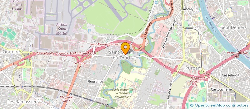 localisation de l'entreprise SCI  TOULOUSE