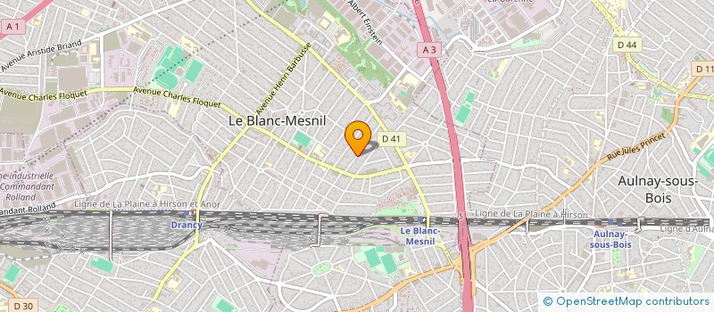 localisation de l'entreprise SCI 36 AVE JEAN JACQUES ROUSSEAU à LE BLANC-MESNIL