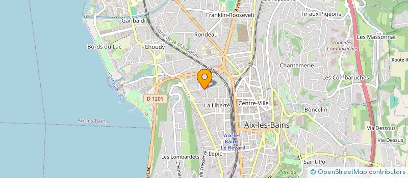 localisation de l'entreprise SCI 36, AVENUE D'ITALIE  AIX-LES-BAINS