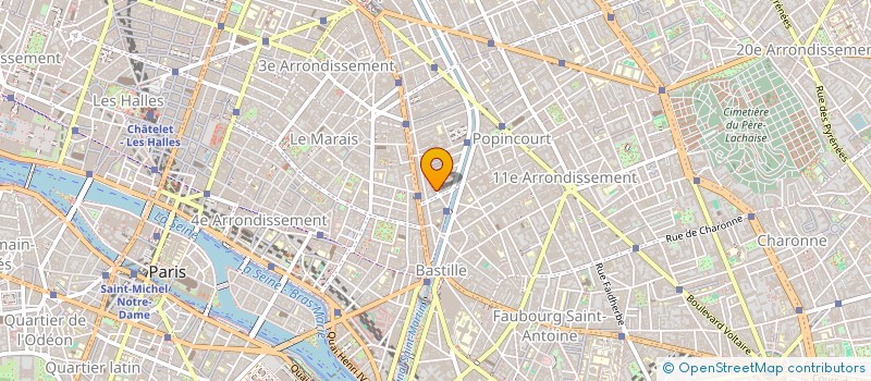 localisation de l'entreprise SCI 36 BD VOLTAIRE L ECHALIER  PARIS