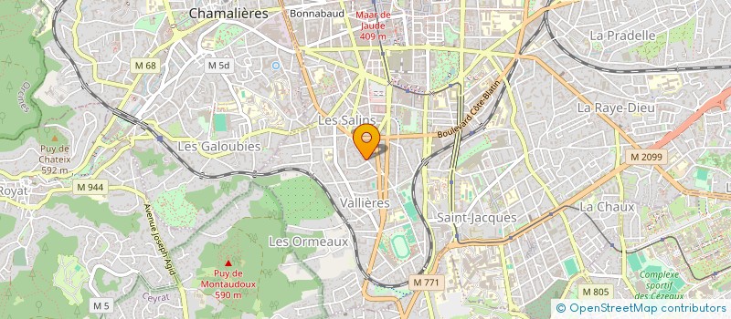 localisation de l'entreprise SCI 36 BIS  CLERMONT-FERRAND