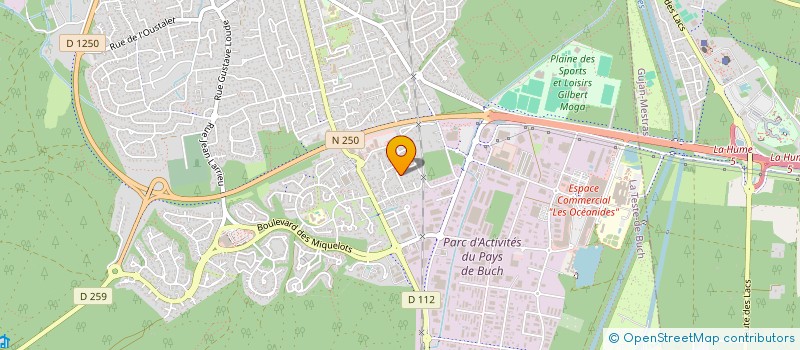 localisation de l'entreprise SCI 36 BIS GUY MAUPASSANT à LA TESTE-DE-BUCH