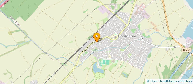 localisation de l'entreprise SCI 36 GAMBSHEIM  GAMBSHEIM