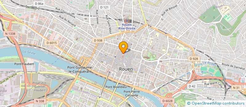 localisation de l'entreprise SCI 36 HENRI IV  ROUEN