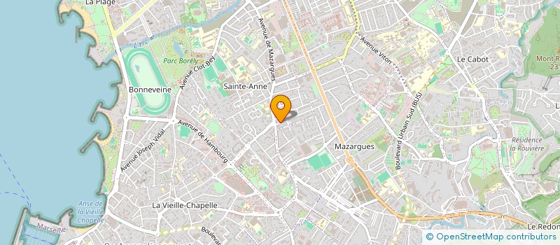 localisation de l'entreprise SCI 36 LE RONSARD à MARSEILLE