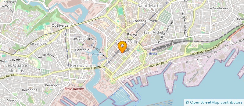 localisation de l'entreprise SCI 36 R JM  BREST