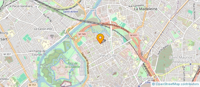 localisation de l'entreprise SCI 36 RDC à LILLE
