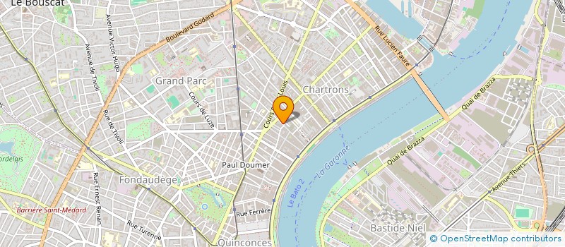 localisation de l'entreprise SCI 36 RUE AUSONE  BORDEAUX