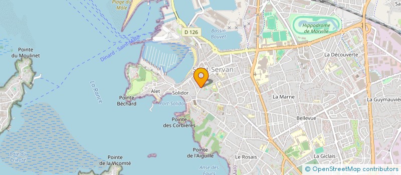 localisation de l'entreprise SCI 36 RUE DUPERRE  SAINT-MALO