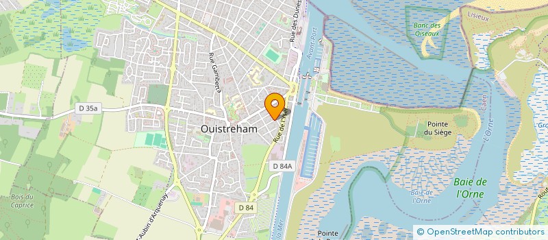 localisation de l'entreprise SCI 36 RUE DUQUESNE  OUISTREHAM