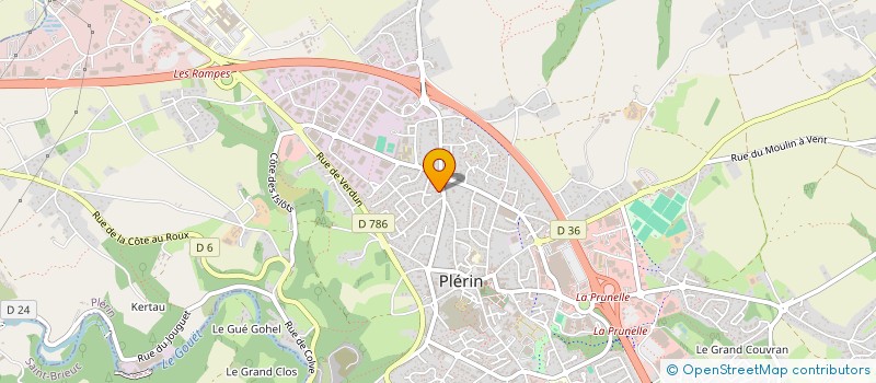 localisation de l'entreprise SCI 36 RUE GENERAL DE GAULLE  PLERIN