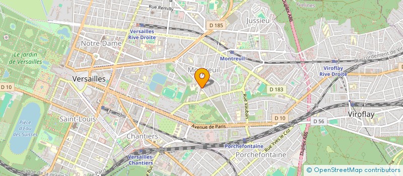 localisation de l'entreprise SCI 36 RUE PASTEUR à VERSAILLES