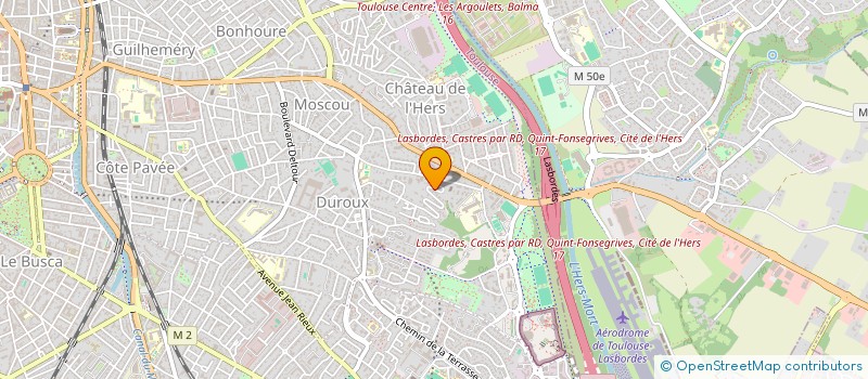 localisation de l'entreprise SCI 36 RUE SAINTE CLAIRE à TOULOUSE