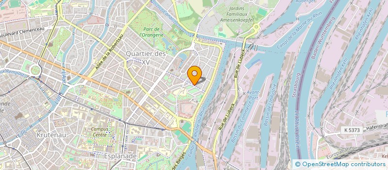 localisation de l'entreprise SCI 36 TANNEURS à STRASBOURG