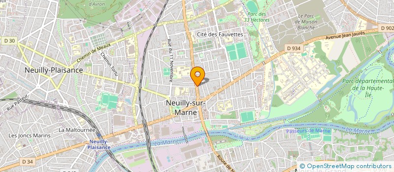 localisation de l'entreprise SCI 36 THOMOUX à NEUILLY-SUR-MARNE