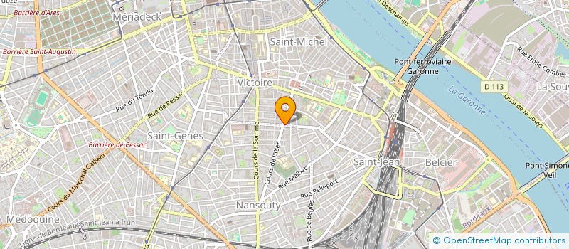 localisation de l'entreprise SCI 360  BORDEAUX