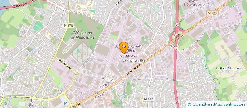 localisation de l'entreprise SCI 360 INVEST  CARQUEFOU