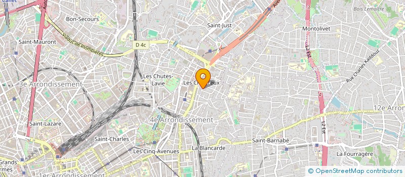localisation de l'entreprise SCI 361 à MARSEILLE 4EME