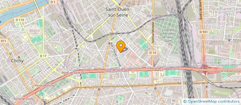 localisation de l'entreprise SCI 37,39 RUE EUGENE LUMEAU à SAINT-OUEN-SUR-SEINE