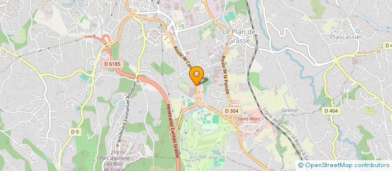 localisation de l'entreprise SCI 37 à GRASSE