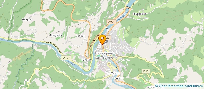 localisation de l'entreprise SCI 37  ENTRAYGUES-SUR-TRUYERE