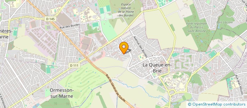 localisation de l'entreprise SCI 37 ALLEE DES ACACIAS  LA QUEUE-EN-BRIE