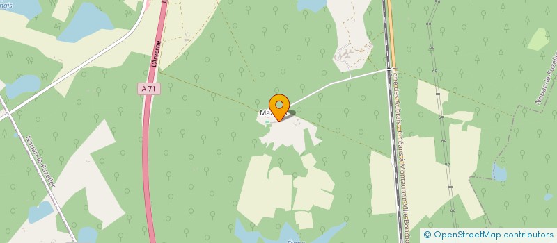 localisation de l'entreprise SCI 37 AV. FRANCKLIN D ROOSEVELT  NOUAN-LE-FUZELIER