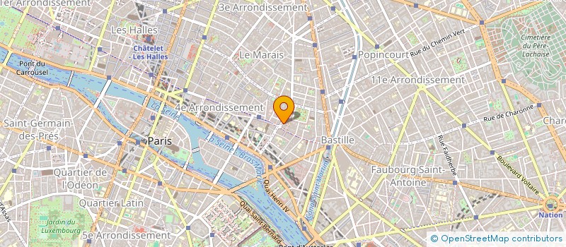 localisation de l'entreprise SCI 37 DUNOIS A PARIS  PARIS