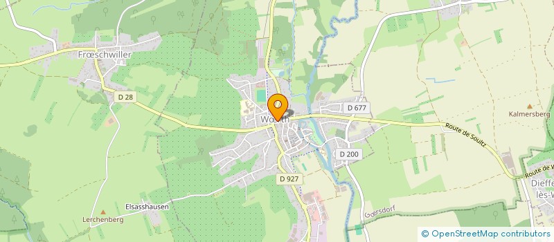 localisation de l'entreprise SCI 37 GRAND RUE  WRTH