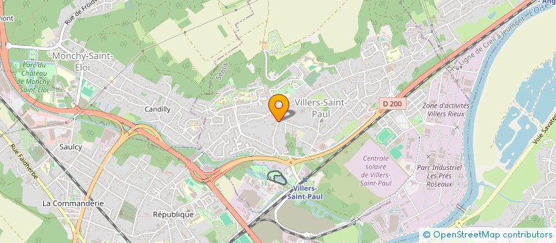 localisation de l'entreprise SCI 37 RUE ARTHUR DUTILLIEUL  VILLERS-SAINT-PAUL