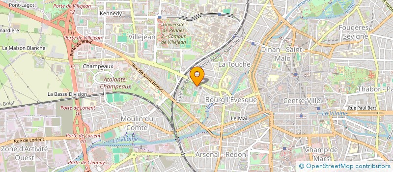 localisation de l'entreprise SCI 37 RUE DE BREST  RENNES
