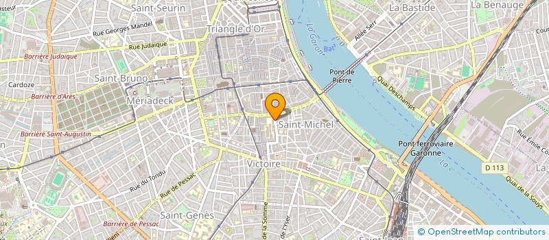 localisation de l'entreprise SCI 3759  BORDEAUX