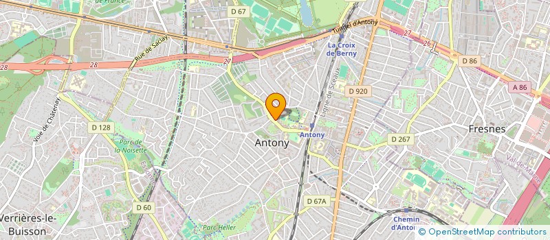 localisation de l'entreprise SCI 38-44 R MAURICE LABROUSSE A ANTONY à ANTONY