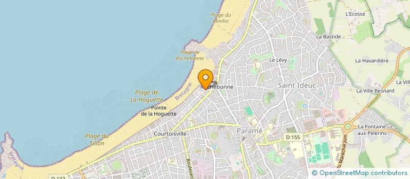 localisation de l'entreprise SCI 38 BD HEBERT  SAINT-MALO