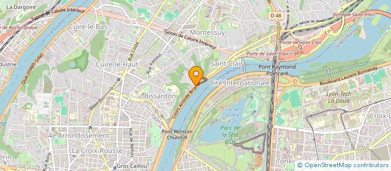 localisation de l'entreprise SCI 38 BRIAND  CALUIRE-ET-CUIRE