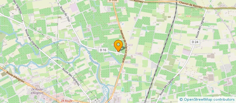 localisation de l'entreprise SCI 38 DU FAUBOURG  CAVAILLON