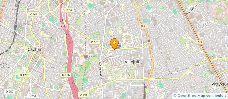localisation de l'entreprise SCI 38 ET 40 AV PAUL VAILLANT COUTURIER à VILLEJUIF