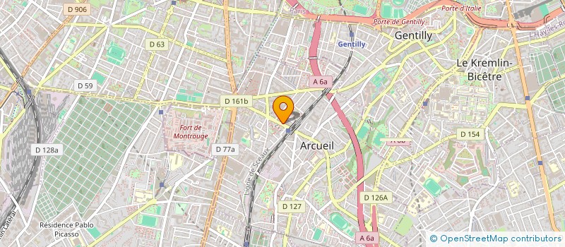 localisation de l'entreprise SCI 38 LAPLACE  ARCUEIL