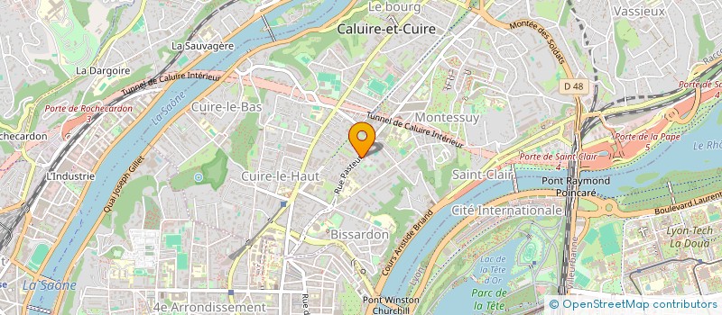 localisation de l'entreprise SCI 38 PASTEUR  CALUIRE-ET-CUIRE